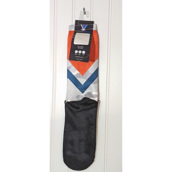 Levelwear Golf Logo Socks Universal Fit‎ Camo With Multicolor M Sport Sock New - Picture 4 of 6
